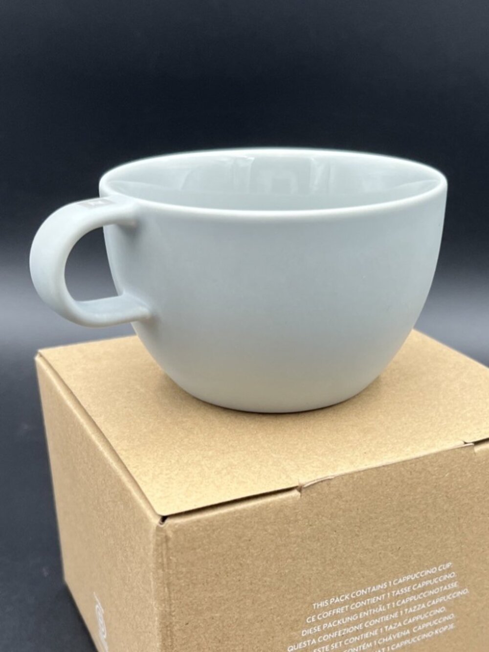 Nespresso Cappuccino Mug (1 Cup) Light Grey/White